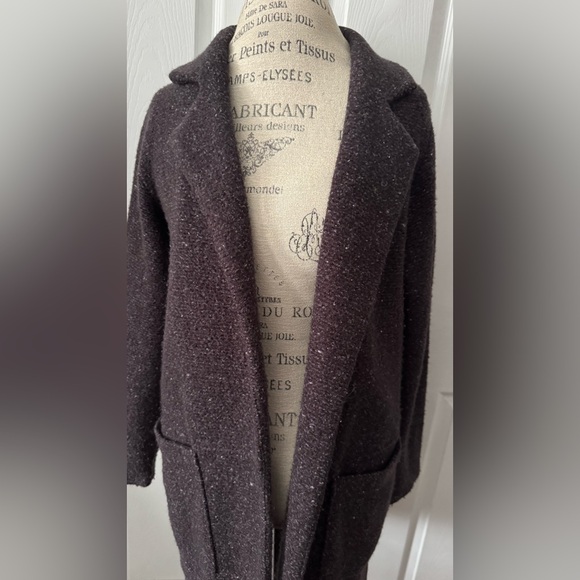 a new day Jackets & Blazers - Small A New Day Heather Purple Coat Jacket Cardigan
